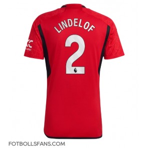 Manchester United Victor Lindelof #2 Replika Hemmatröja 2023-24 Kortärmad